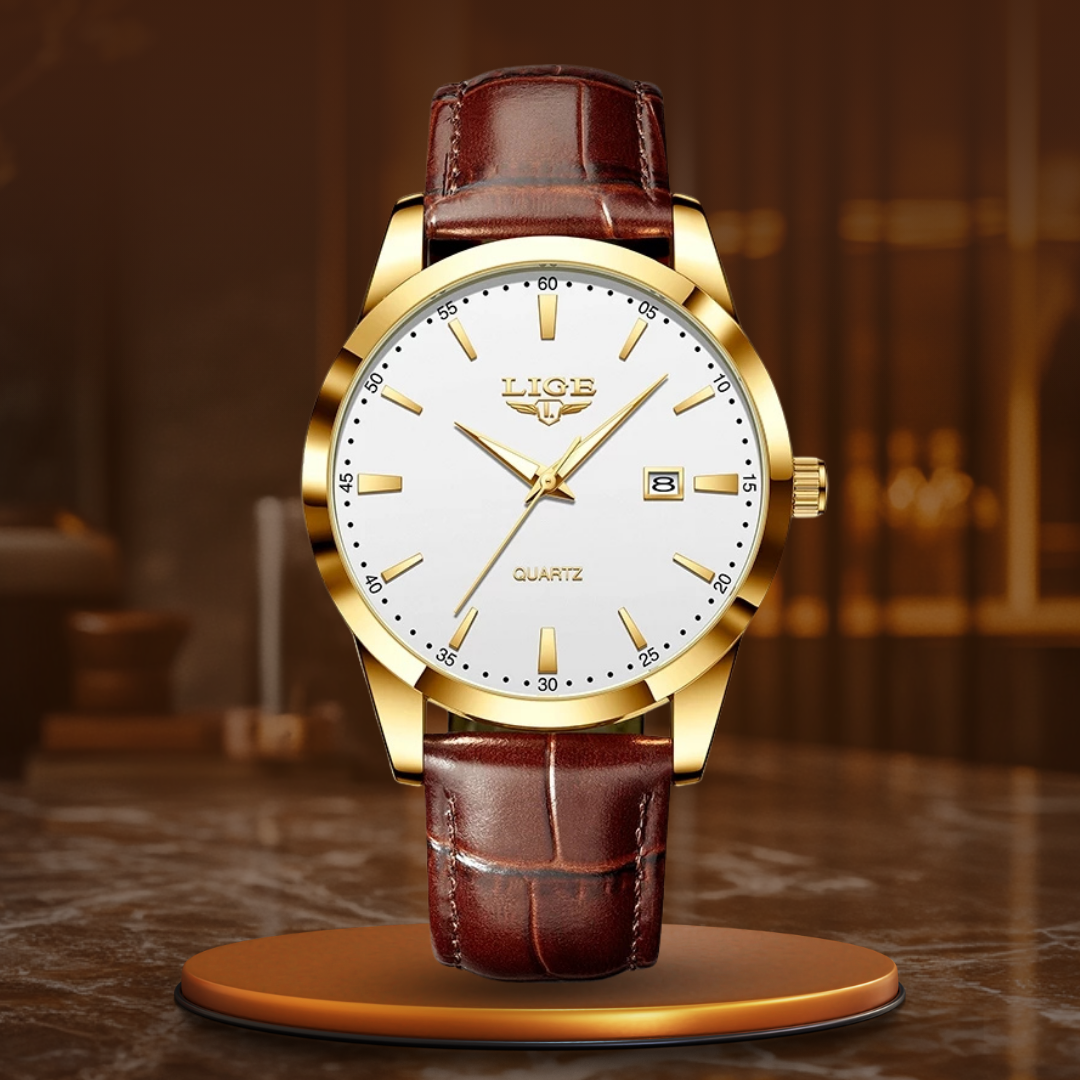 Militär Leder Uhr