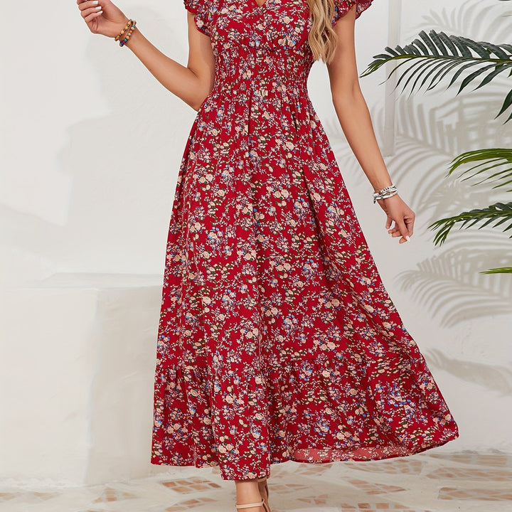 Clarie | Stilvolles Blumenkleid