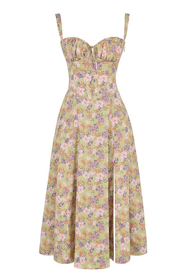 Midikleid Anna | mit Bustier-Oberteil aus Polyester