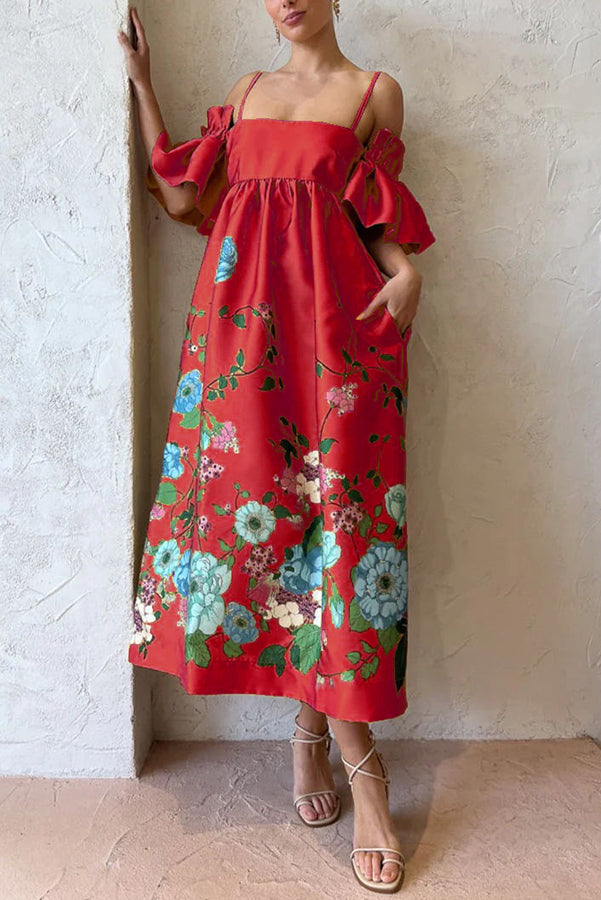 Arielle | Elegantes Kleid mit einzigartigen Ärmeln & praktischen Taschen