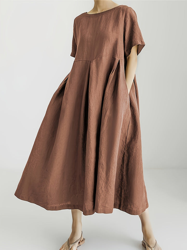 Juliette | Lange Leinenkleid