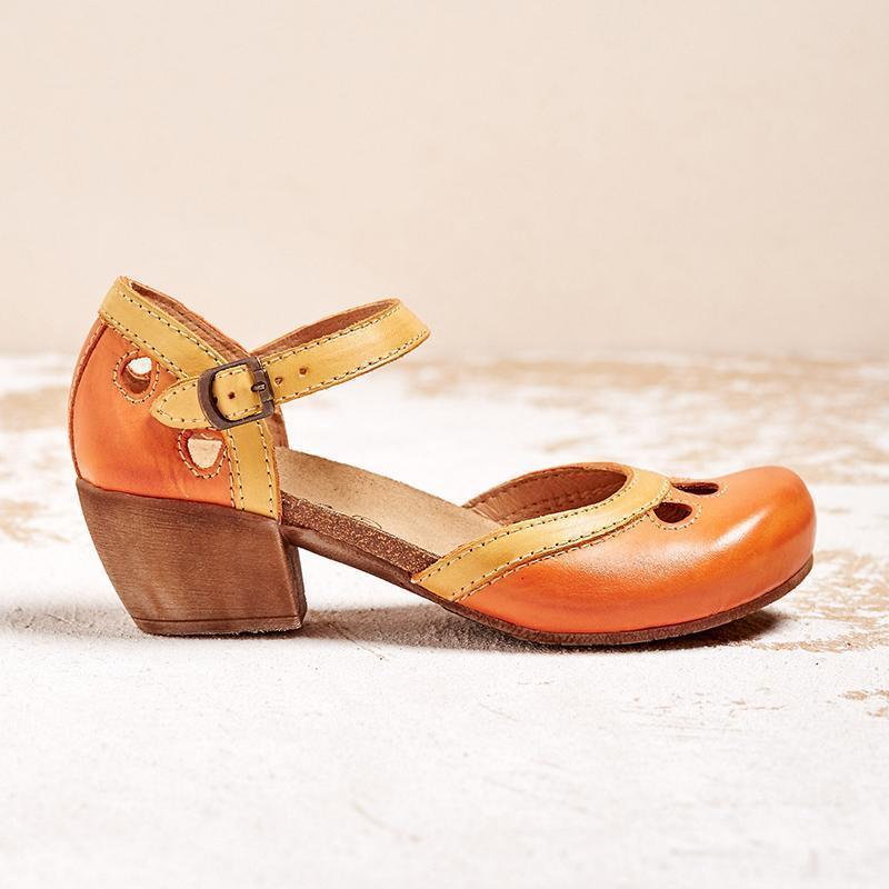 Alexia™ | Orthopädische Sandalen mit niedrigem Absatz