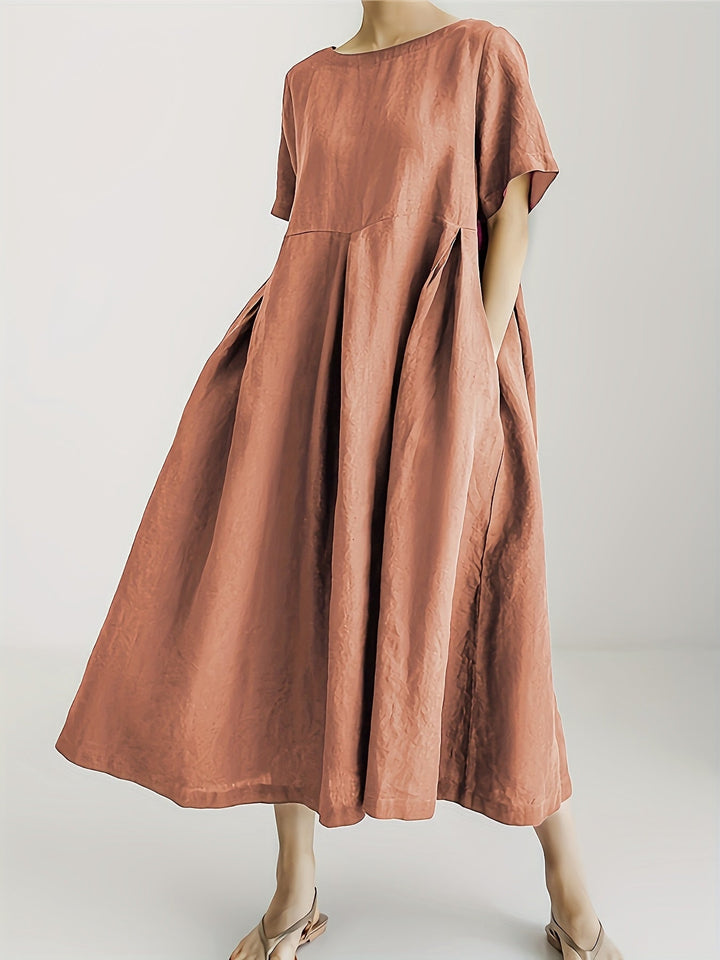Juliette | Lange Leinenkleid