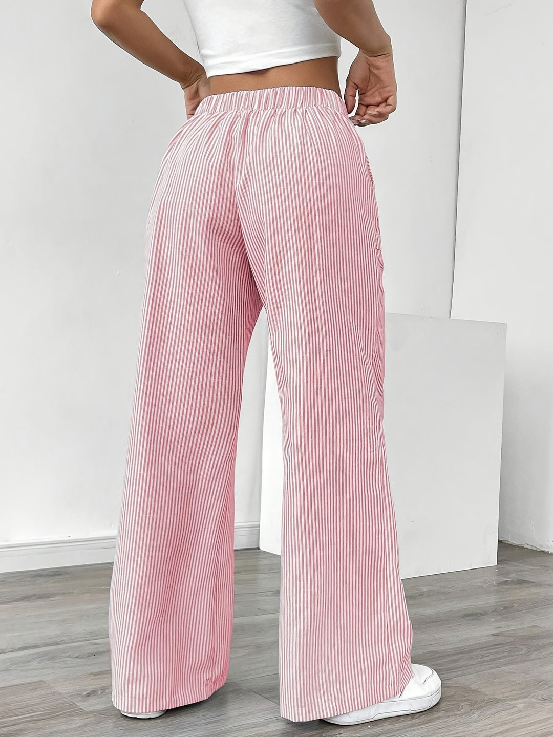 Anna | Gestreifte Hose mit Kordelzug für Frühling & Sommer
