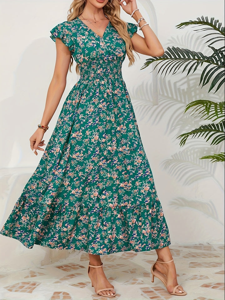 Clarie | Stilvolles Blumenkleid