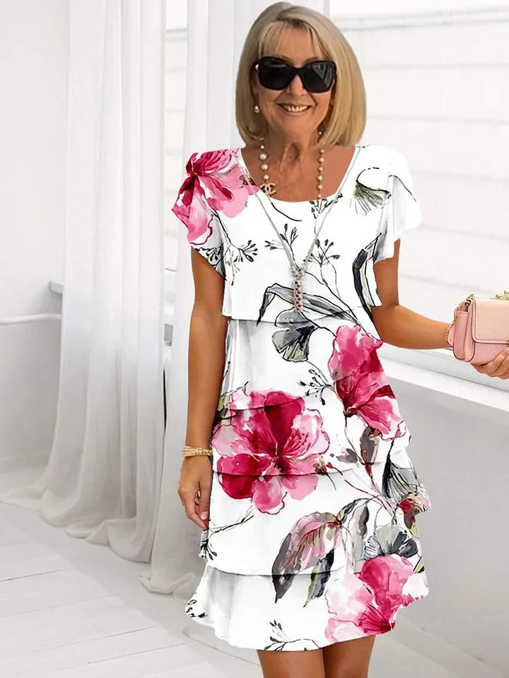 Émilie | Elegantes Kleid mit Blumen
