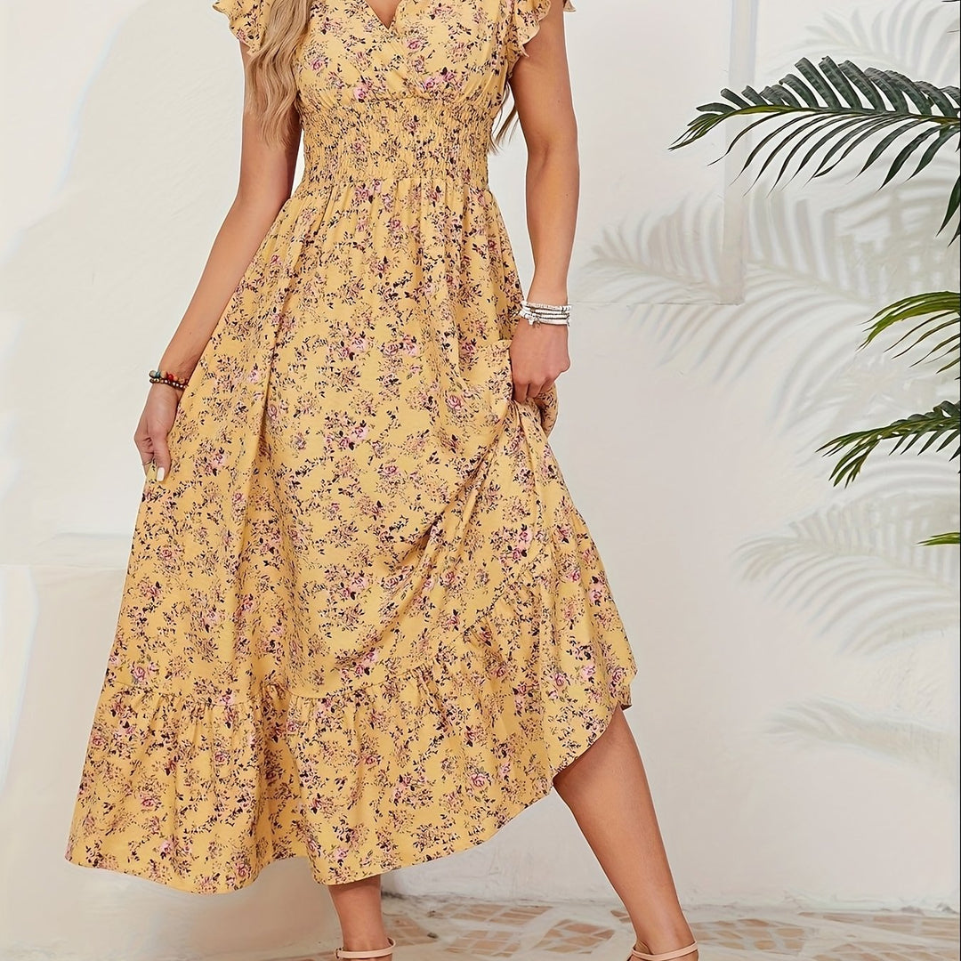 Clarie | Stilvolles Blumenkleid