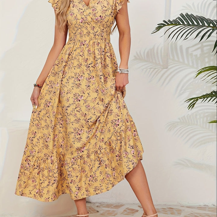 Clarie | Stilvolles Blumenkleid