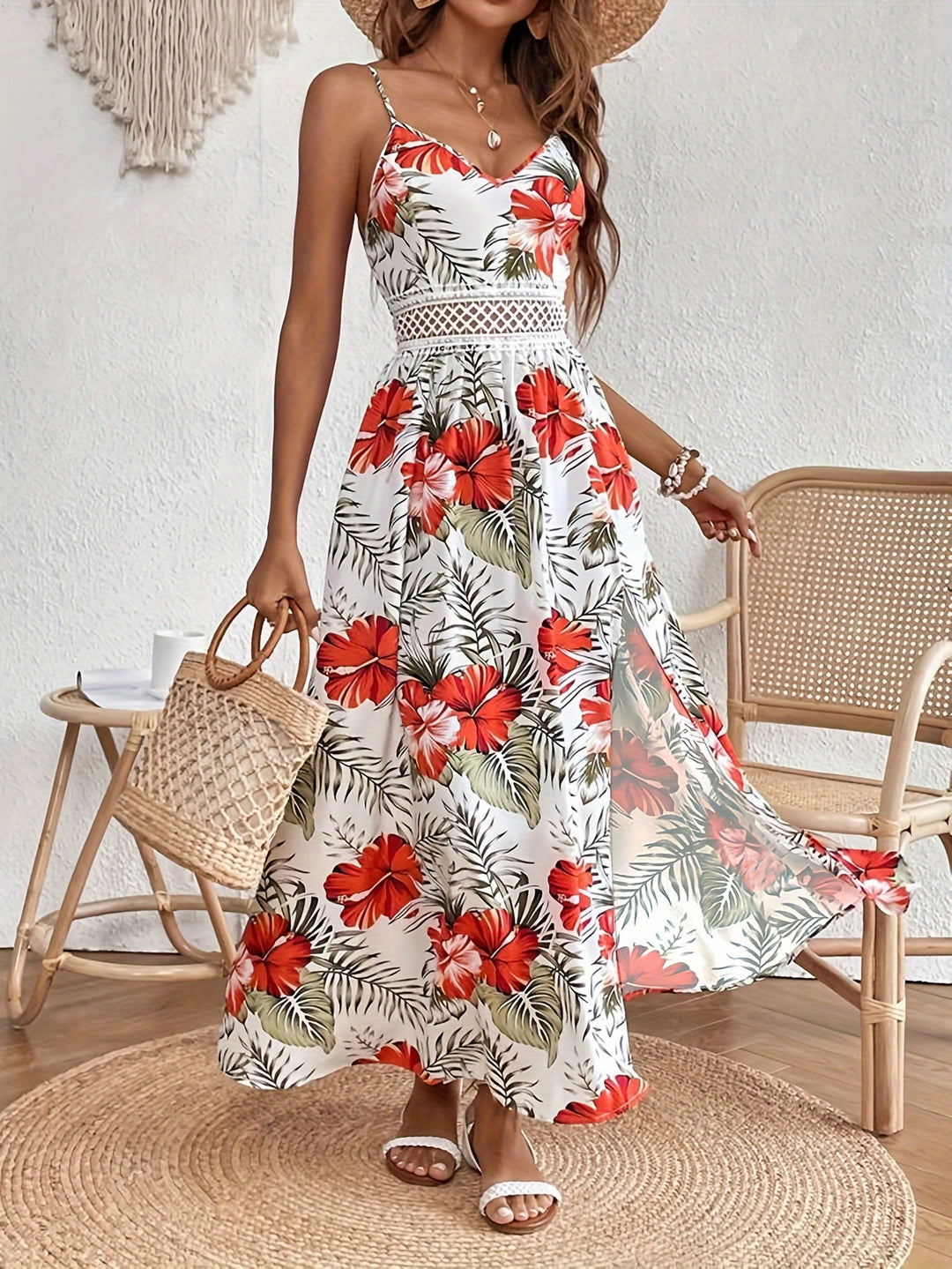Floral | Elegantes Kleid für Frühling und Sommer