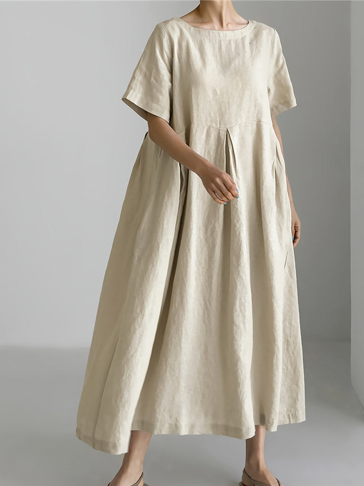 Juliette | Lange Leinenkleid