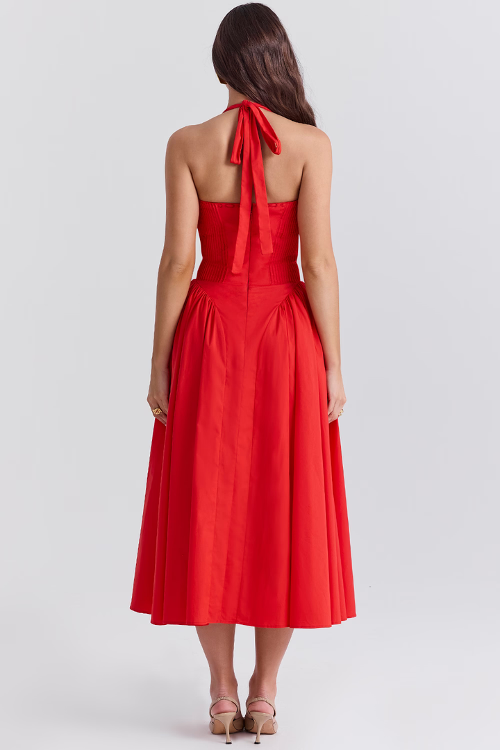 Midikleid Lena – figurformend aus Polyester
