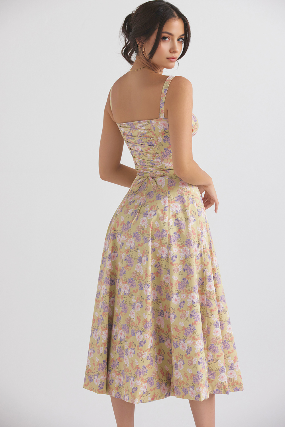 Midikleid Anna | mit Bustier-Oberteil aus Polyester
