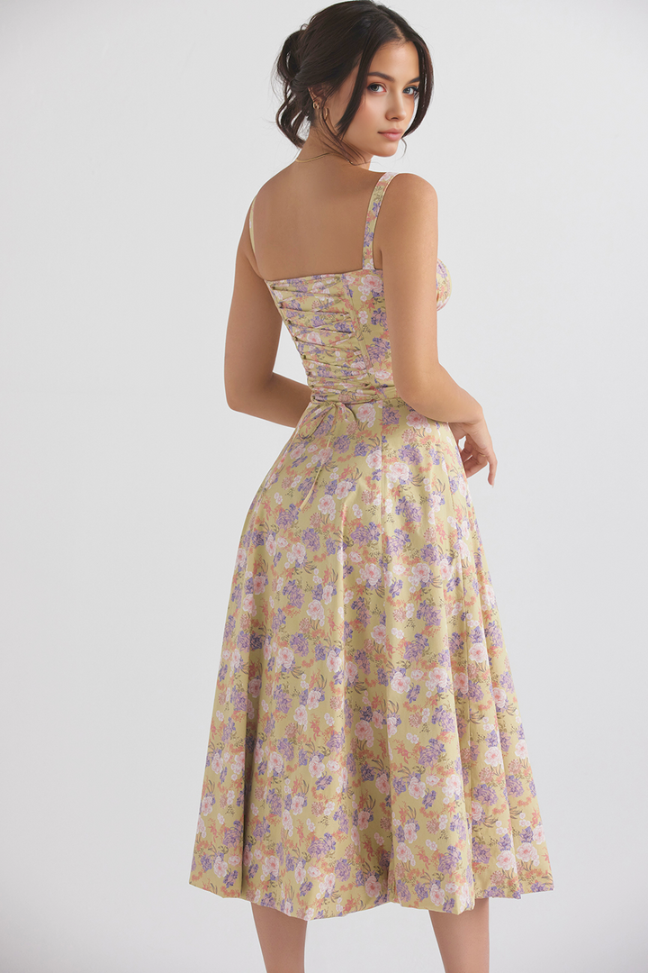 Midikleid Anna | mit Bustier-Oberteil aus Polyester