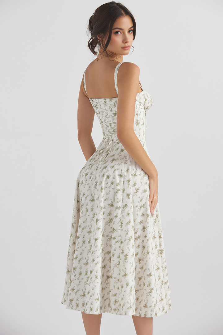 Midikleid Anna | mit Bustier-Oberteil aus Polyester
