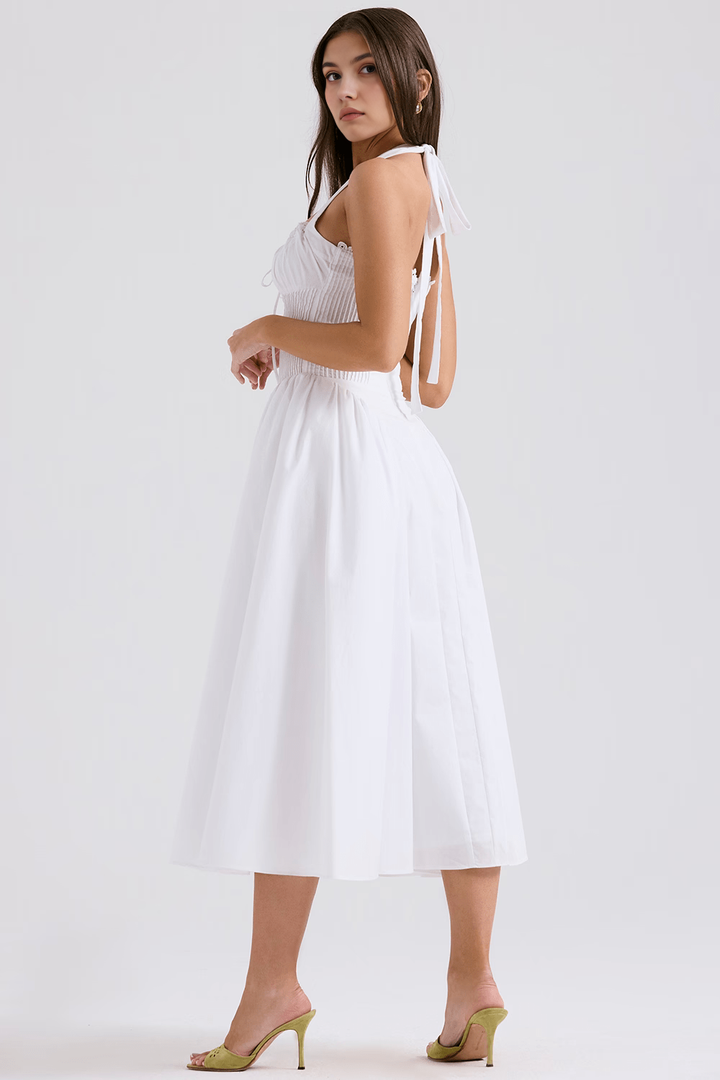 Midikleid Lena – figurformend aus Polyester