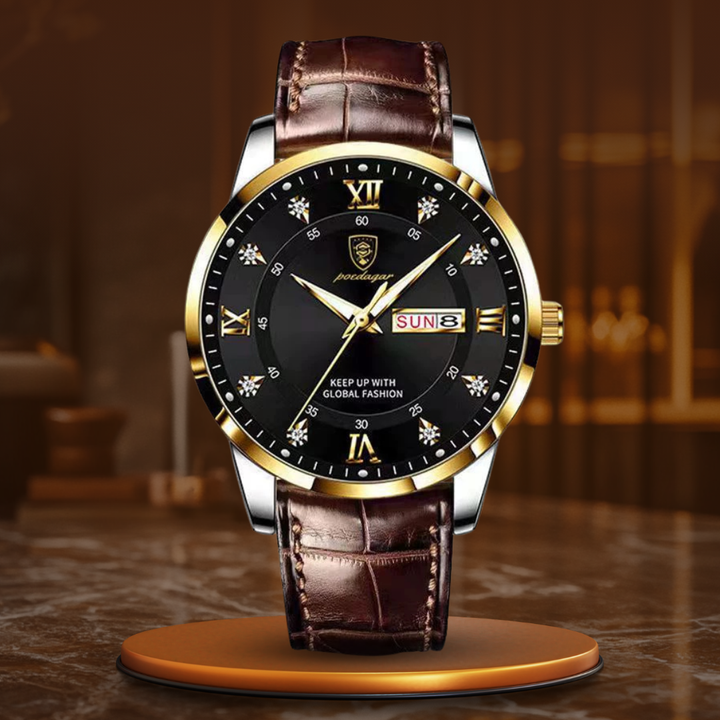 Herren Wasserdichte Leuchtende Uhr