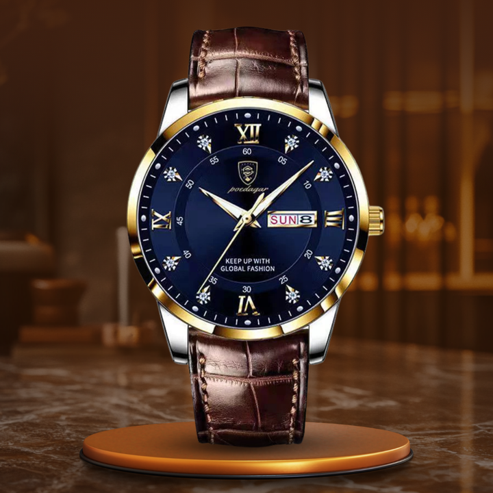 Herren Wasserdichte Leuchtende Uhr