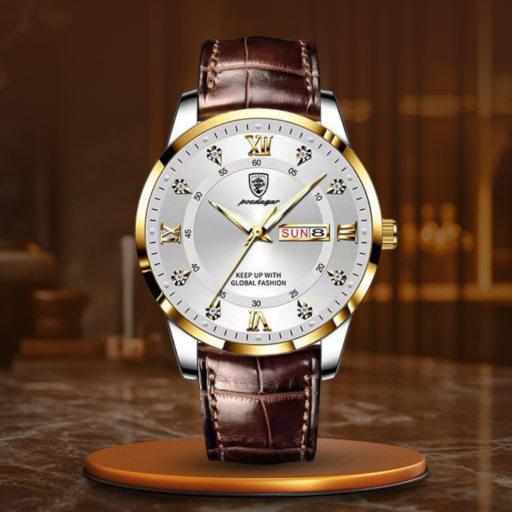 Herren Wasserdichte Leuchtende Uhr