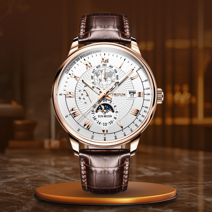Trendige High-End Lichtquarz-Uhr