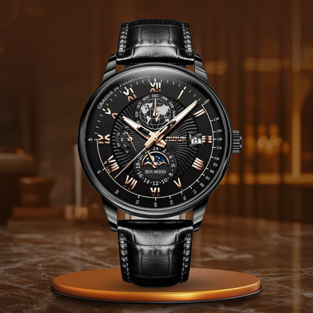 Trendige High-End Lichtquarz-Uhr
