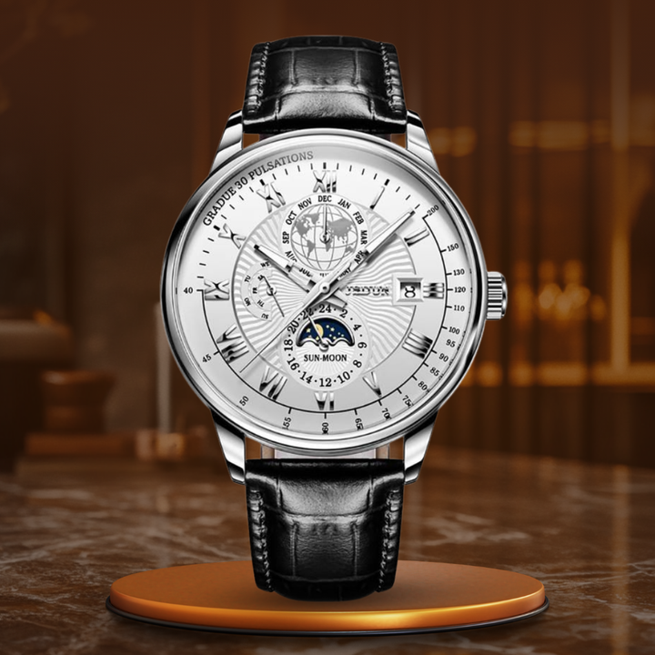 Trendige High-End Lichtquarz-Uhr
