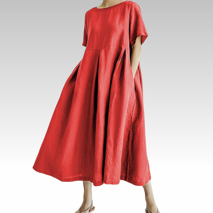 Juliette | Lange Leinenkleid