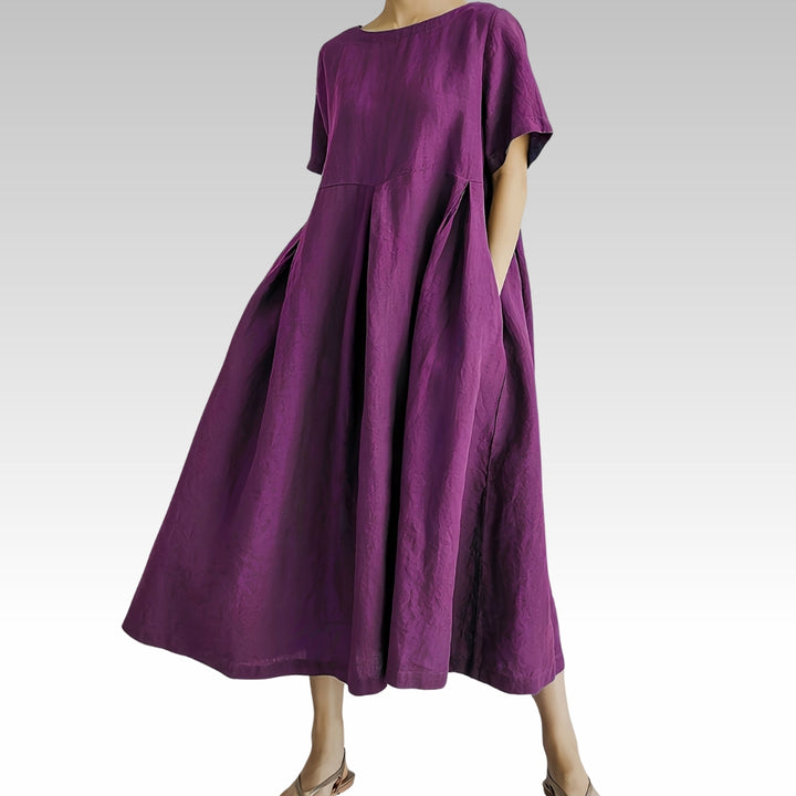 Juliette | Langes Leinenkleid
