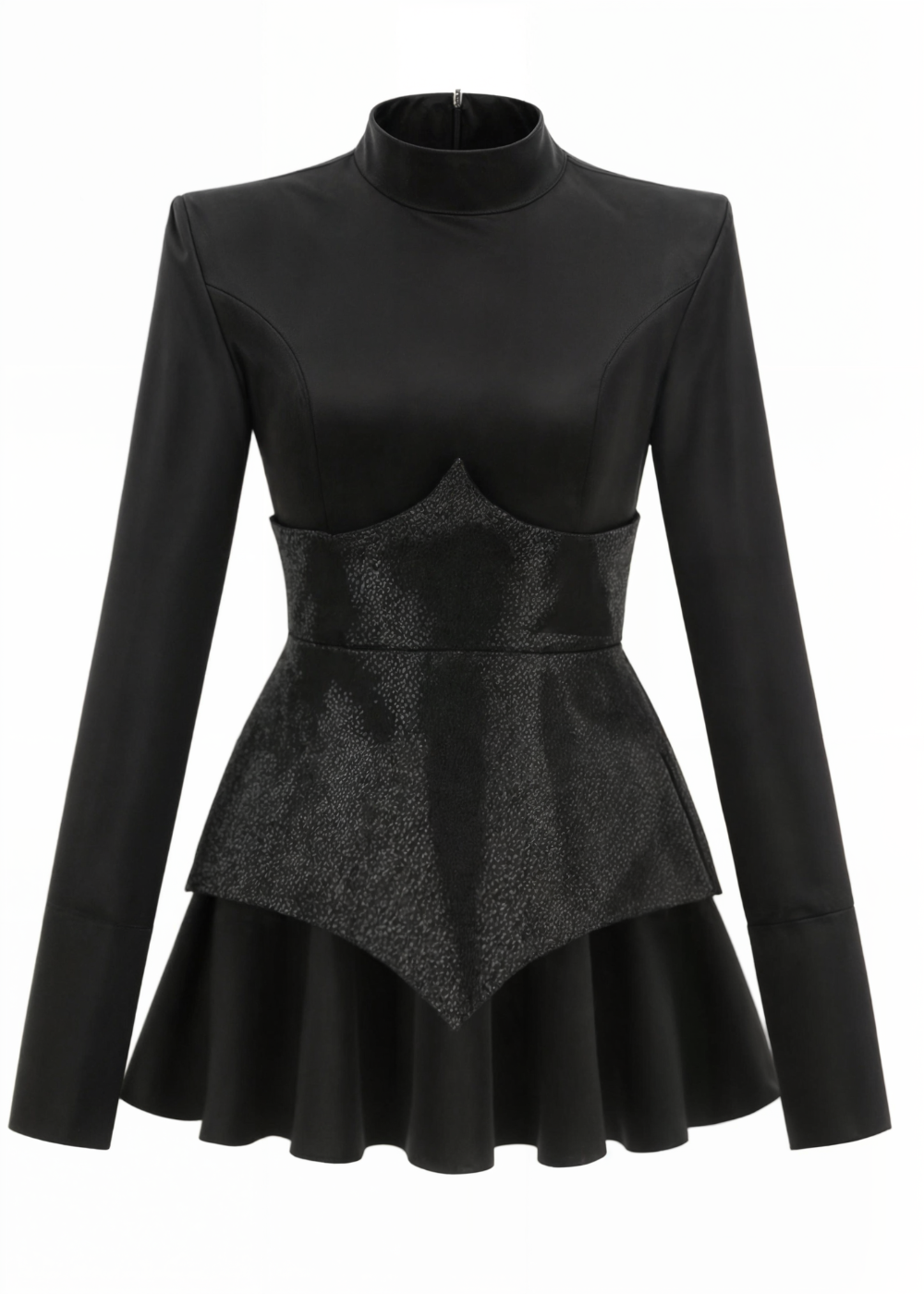 Charlotte | Pailletten-Patch-Minikleid