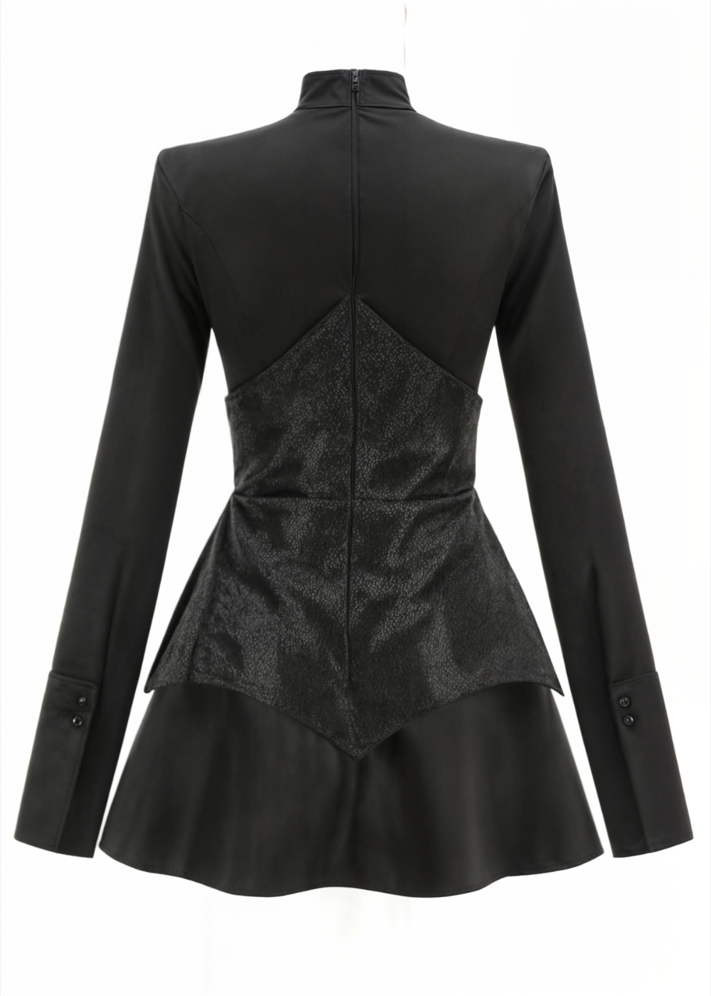 Charlotte | Pailletten-Patch-Minikleid