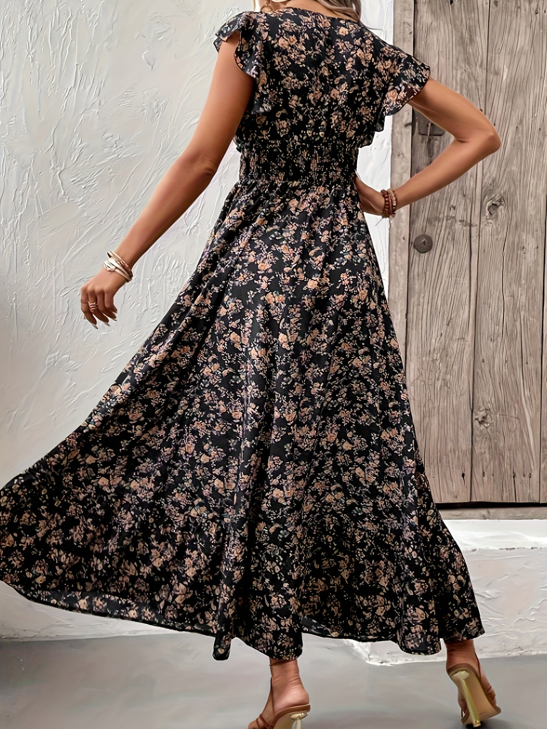 Clarie | Stilvolles Blumenkleid