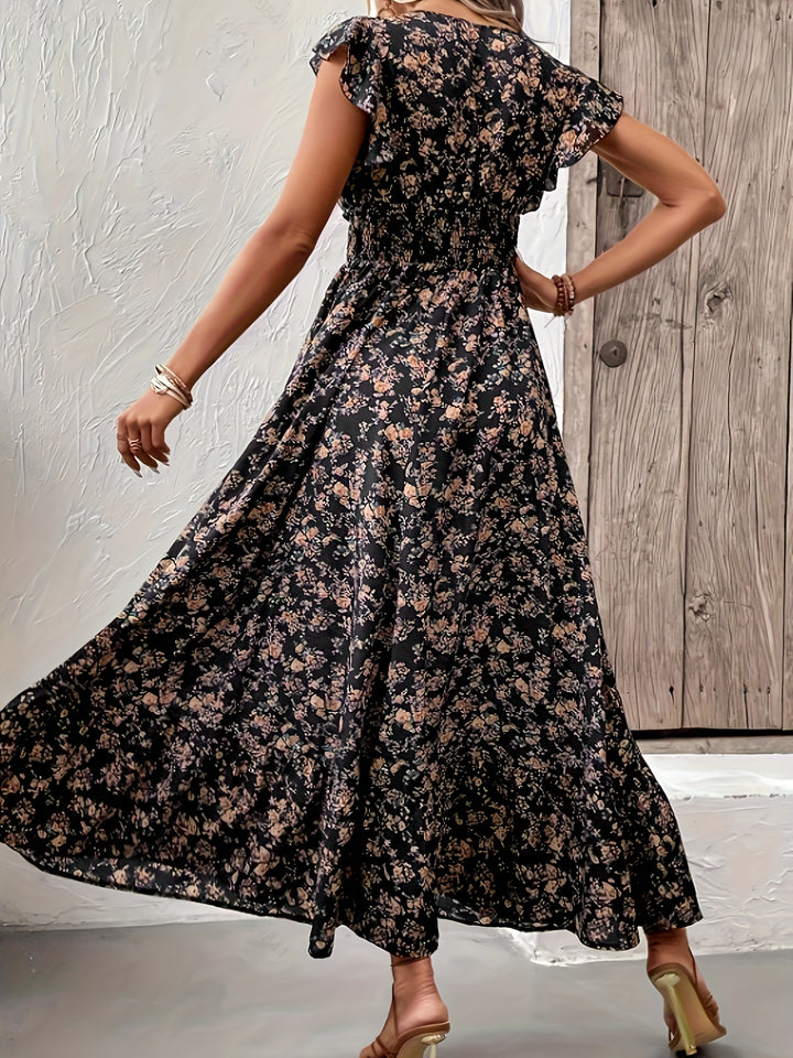 Clarie | Stilvolles Blumenkleid