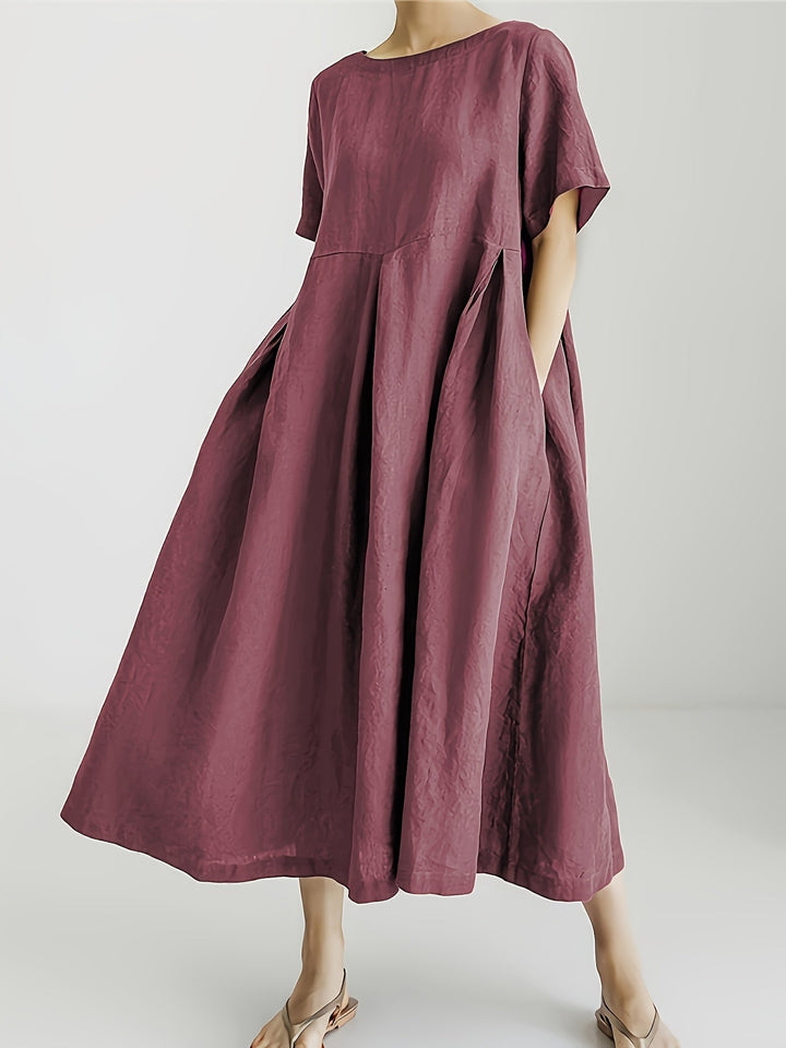Juliette | Lange Leinenkleid