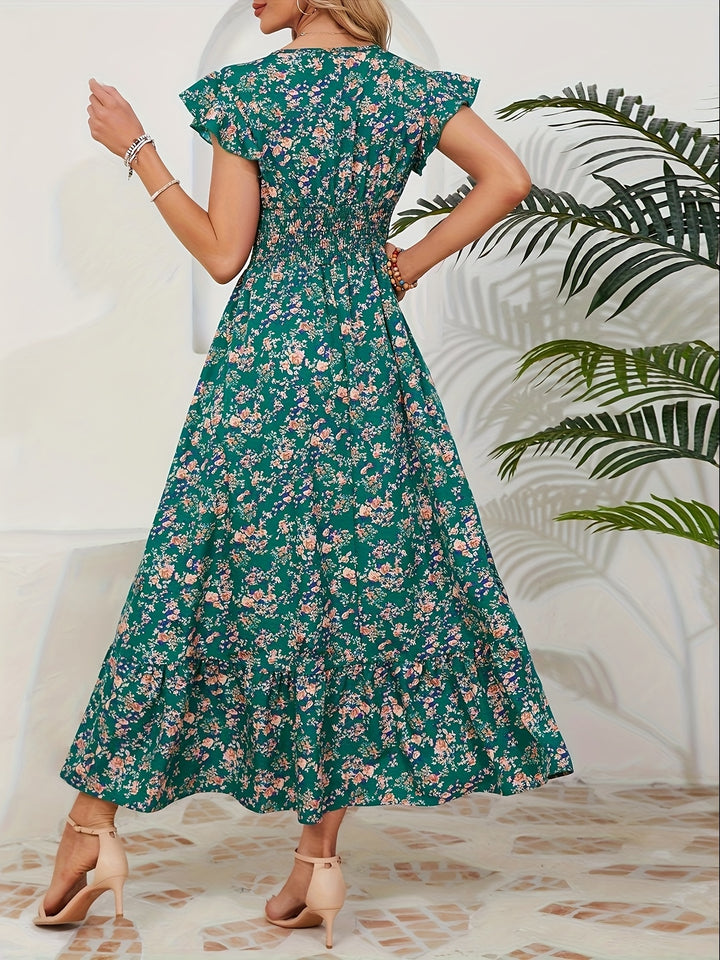 Clarie | Stilvolles Blumenkleid