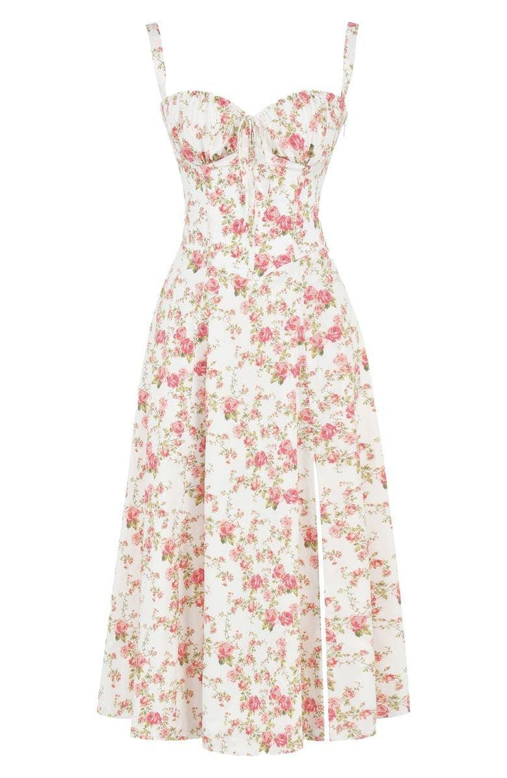 Midikleid Anna | mit Bustier-Oberteil aus Polyester