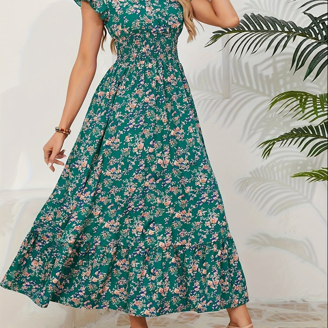 Clarie | Stilvolles Blumenkleid