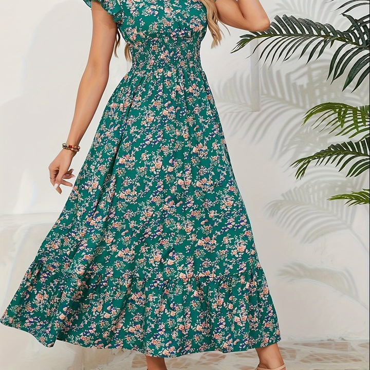 Clarie | Stilvolles Blumenkleid
