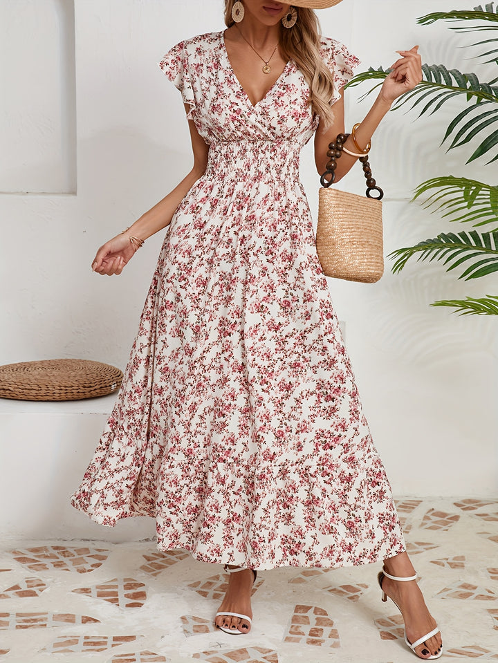 Clarie | Stilvolles Blumenkleid