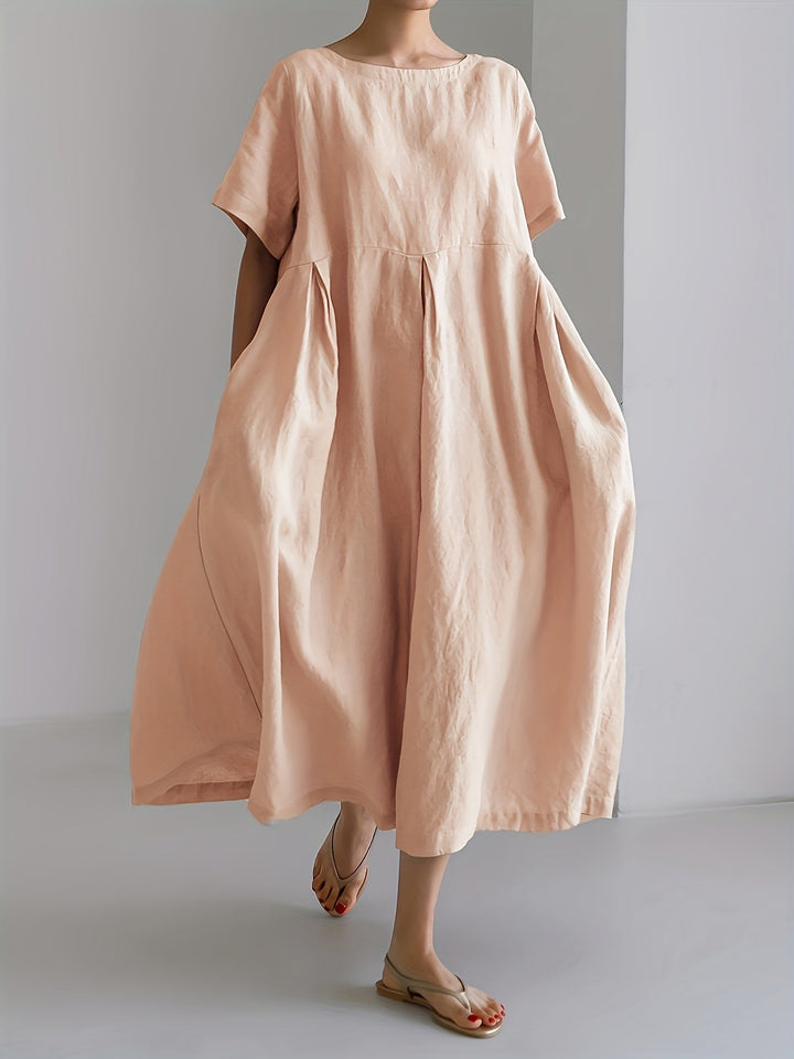 Juliette | Lange Leinenkleid