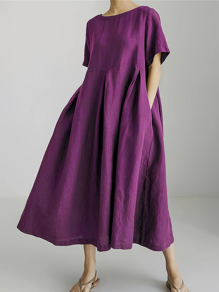 Juliette | Lange Leinenkleid