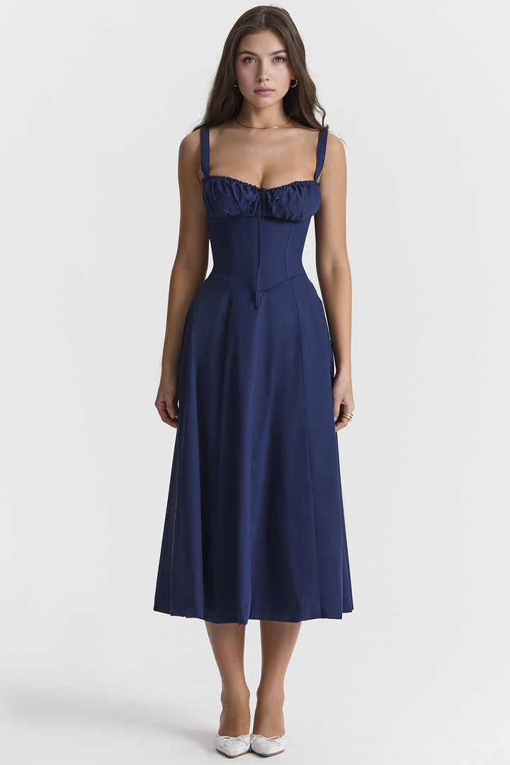 Midikleid Anna | mit Bustier-Oberteil aus Polyester