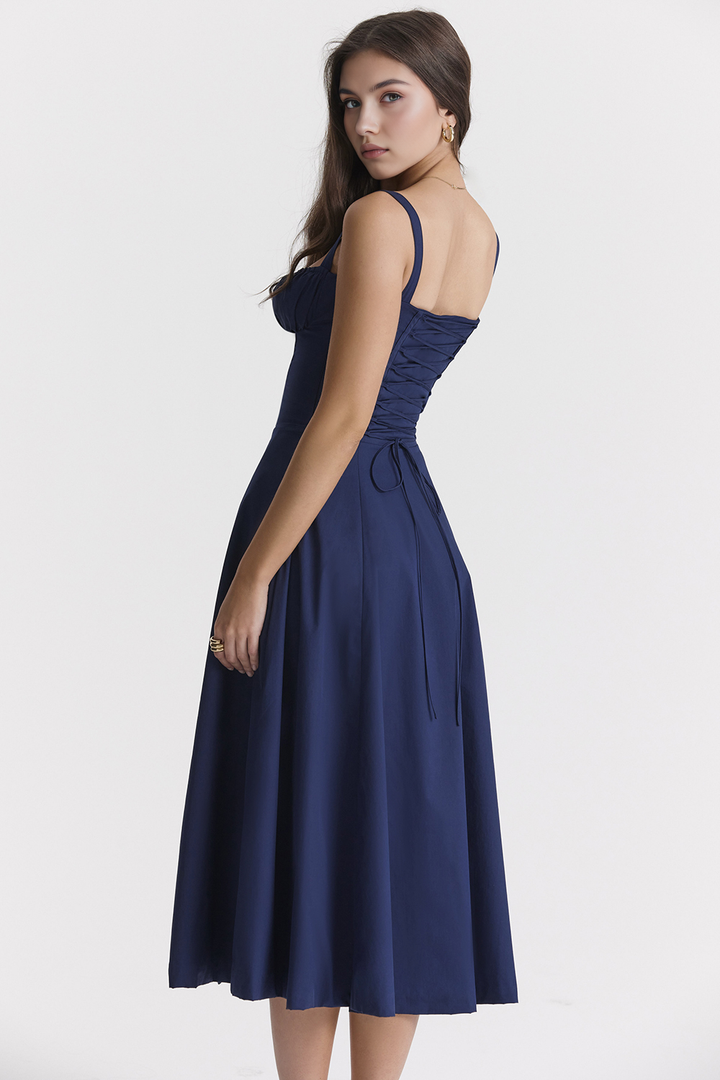 Midikleid Anna – neue Edition mit Bustier aus Polyester, florales Muster