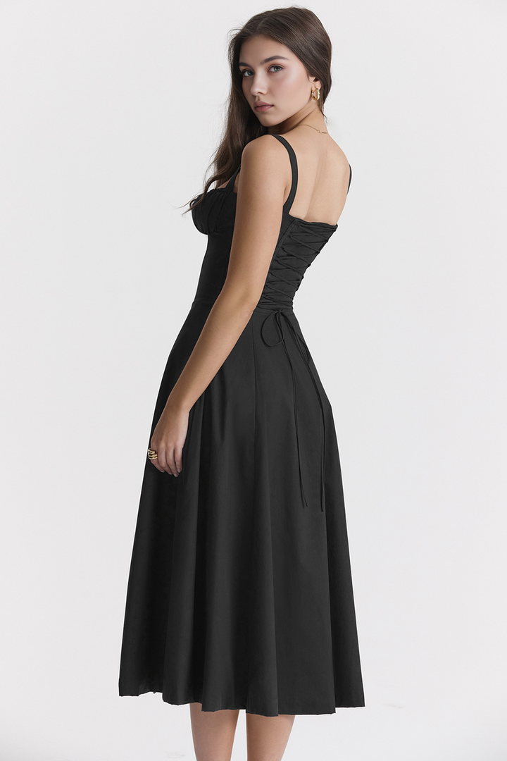 Midikleid Anna | mit Bustier-Oberteil aus Polyester
