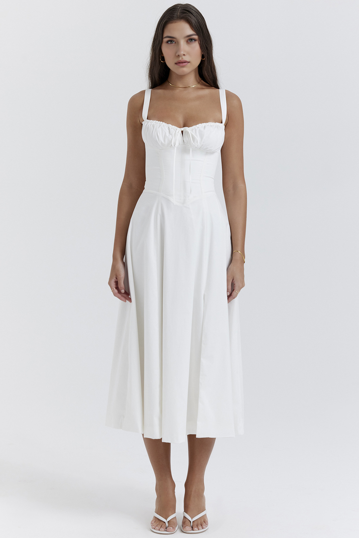 Midikleid Anna | mit Bustier-Oberteil aus Polyester