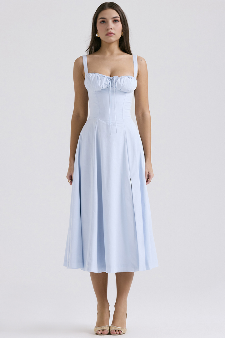 Midikleid Anna | mit Bustier-Oberteil aus Polyester