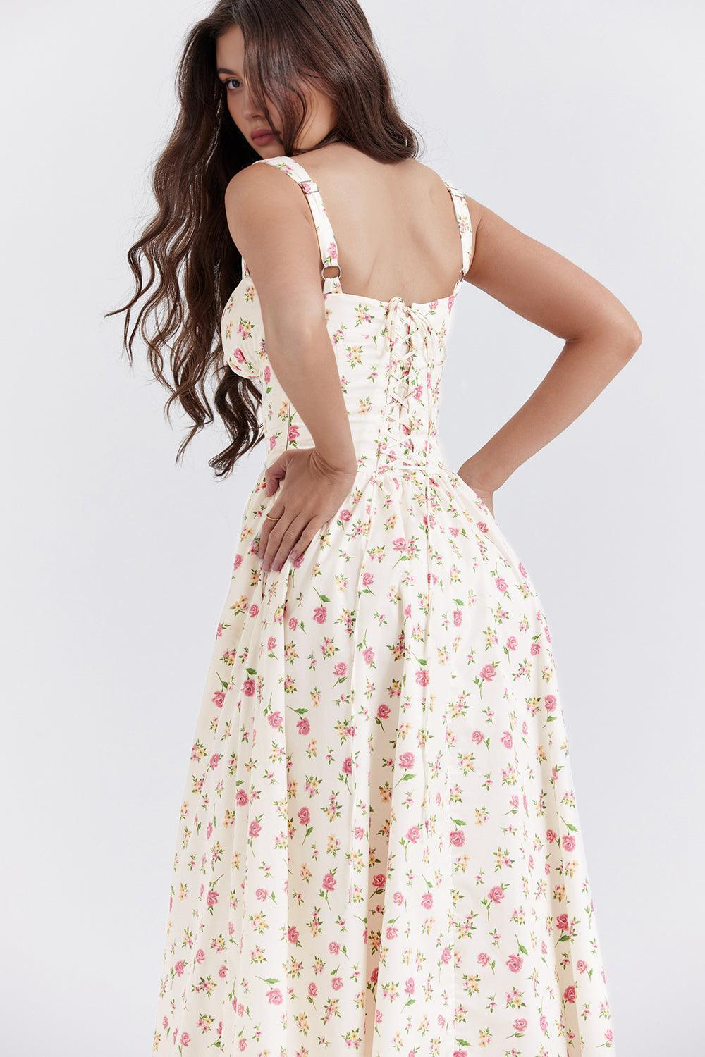 Midikleid Clara – aus Chiffon (Polyester), romantischer Stil