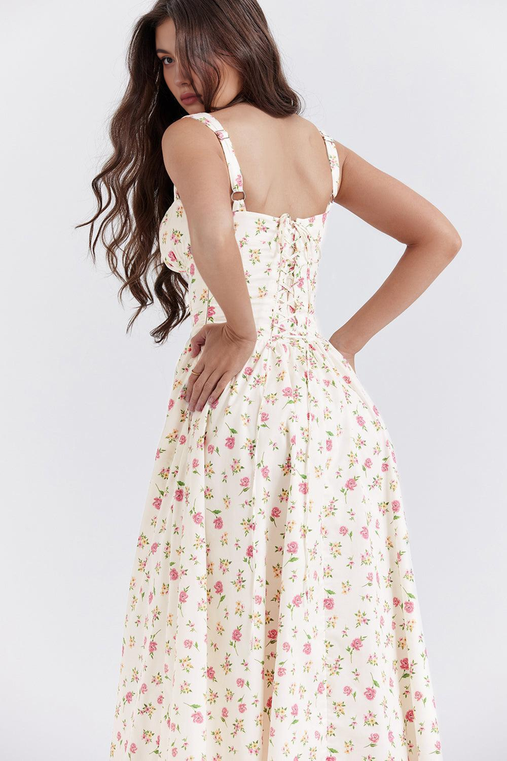 Midikleid Clara – aus Chiffon (Polyester), romantischer Stil