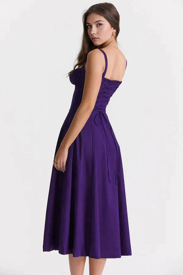 Midikleid Anna | mit Bustier-Oberteil aus Polyester