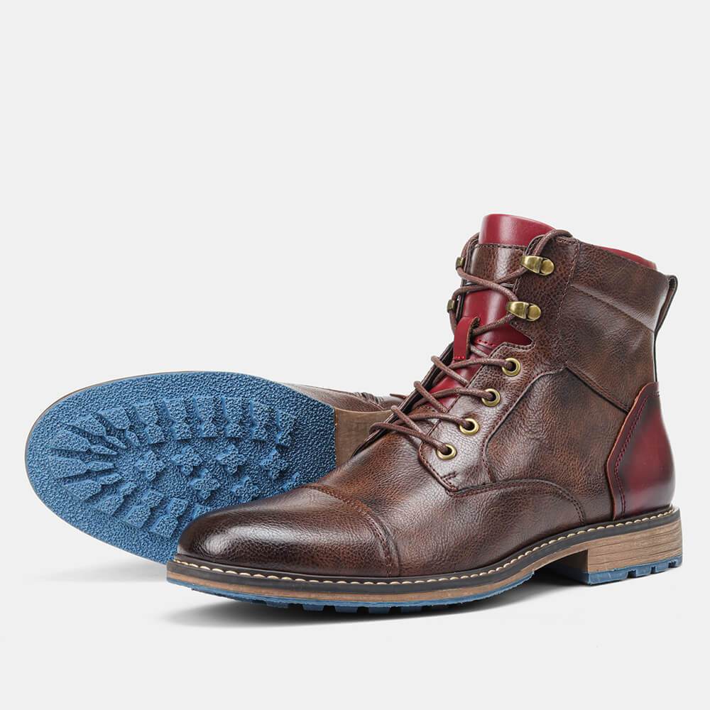 Kristopher™ | Handgefertigte Oxford-Stiefel aus Hochwertigem Leder für Männer