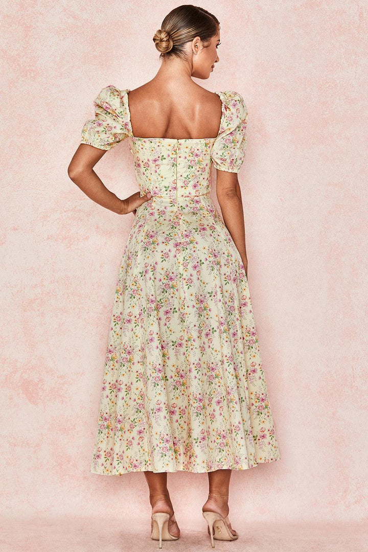 Midikleid Lina – mit Spitze aus Polyester, elegantes Design