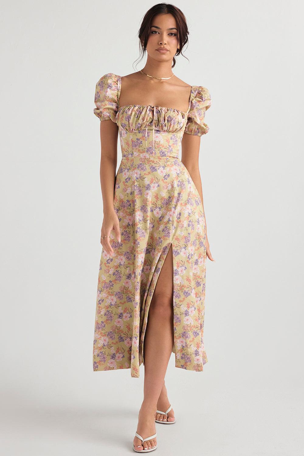 Midikleid Lina – mit Spitze aus Polyester, elegantes Design